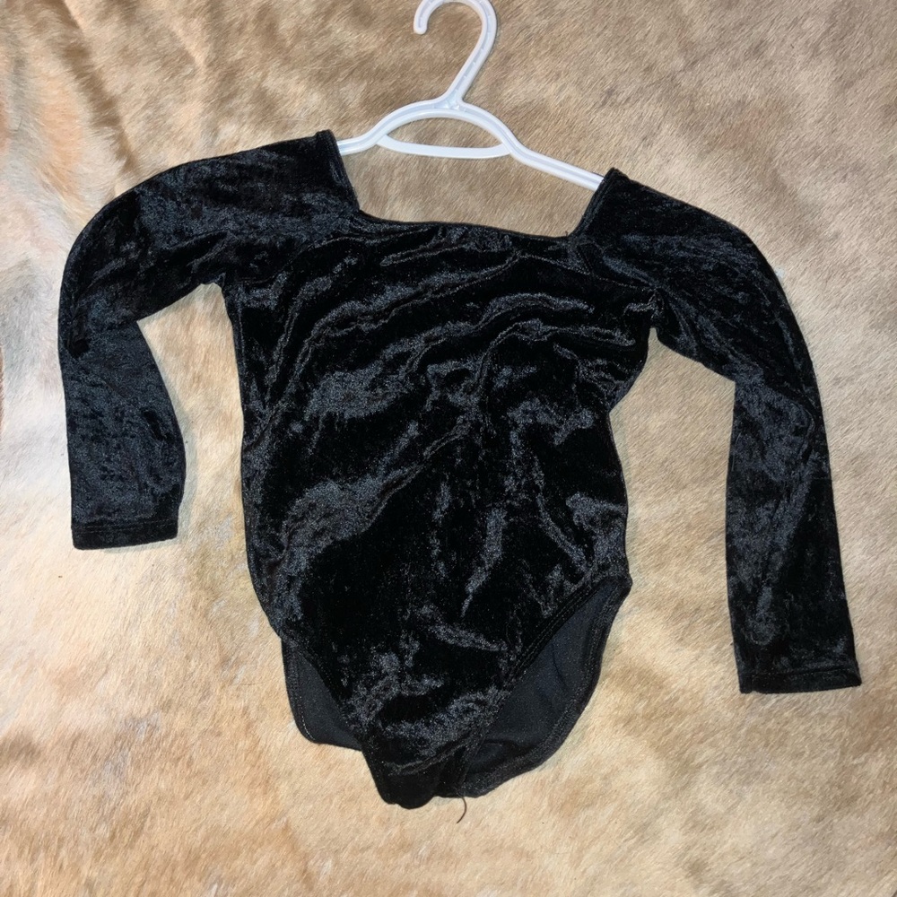 Black Velvet Kids ballet leotard